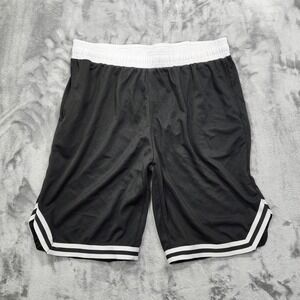 Liberty Pro Shorts Mens XL Black Mesh‎ Athletic Basketball Gym Running Training